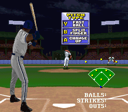 Frank Thomas Big Hurt Baseball (Europe) In game screenshot